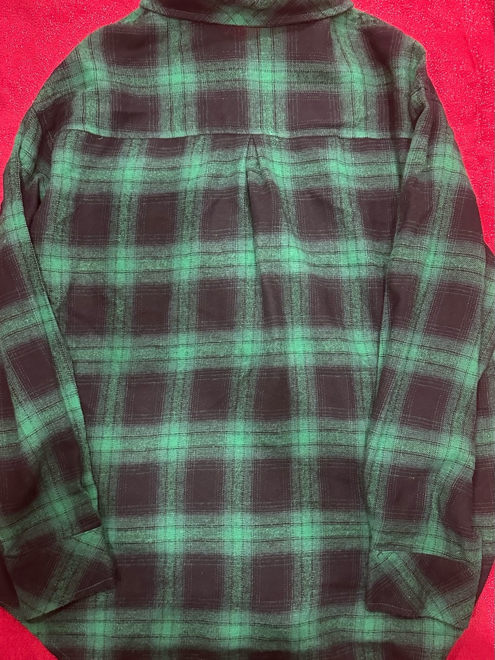 Autumnz Green Plaid Button-Down Shirt - Picture 4 of 4